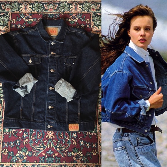 guess oversized denim jacket